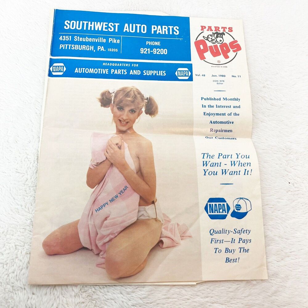 Vintage NAPA Parts Pups Catalog January 1980
